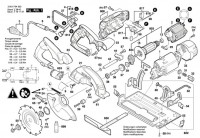 Bosch 3 601 F64 032 GKS 55 Circular hand saw Spare Parts
